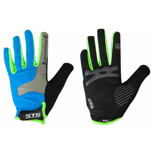Перчатки STG AL-05-1871 (Перчатки STG мод.AL-05-1871 синие/серые/черные/зеленые полноразмерные M)