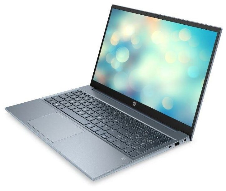 Ноутбук 156 IPS FHD HP Pavilion 15-eh1020ur blue AMD Ryzen 5 5500U8Gb256Gb SSDnoDVDVGA intDOS 3E3X9EA