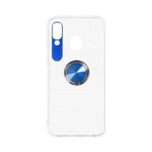 фото Df чехол с кольцом-держателем для samsung galaxy a40 df string-03 (blue)