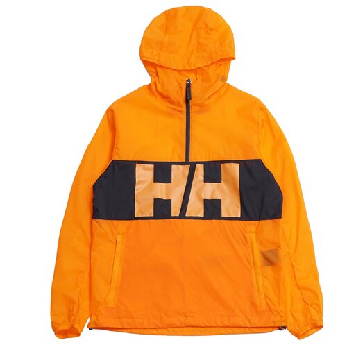 фото  анорак helly hansen, карманы, капюшон, манжеты, размер m, оранжевый