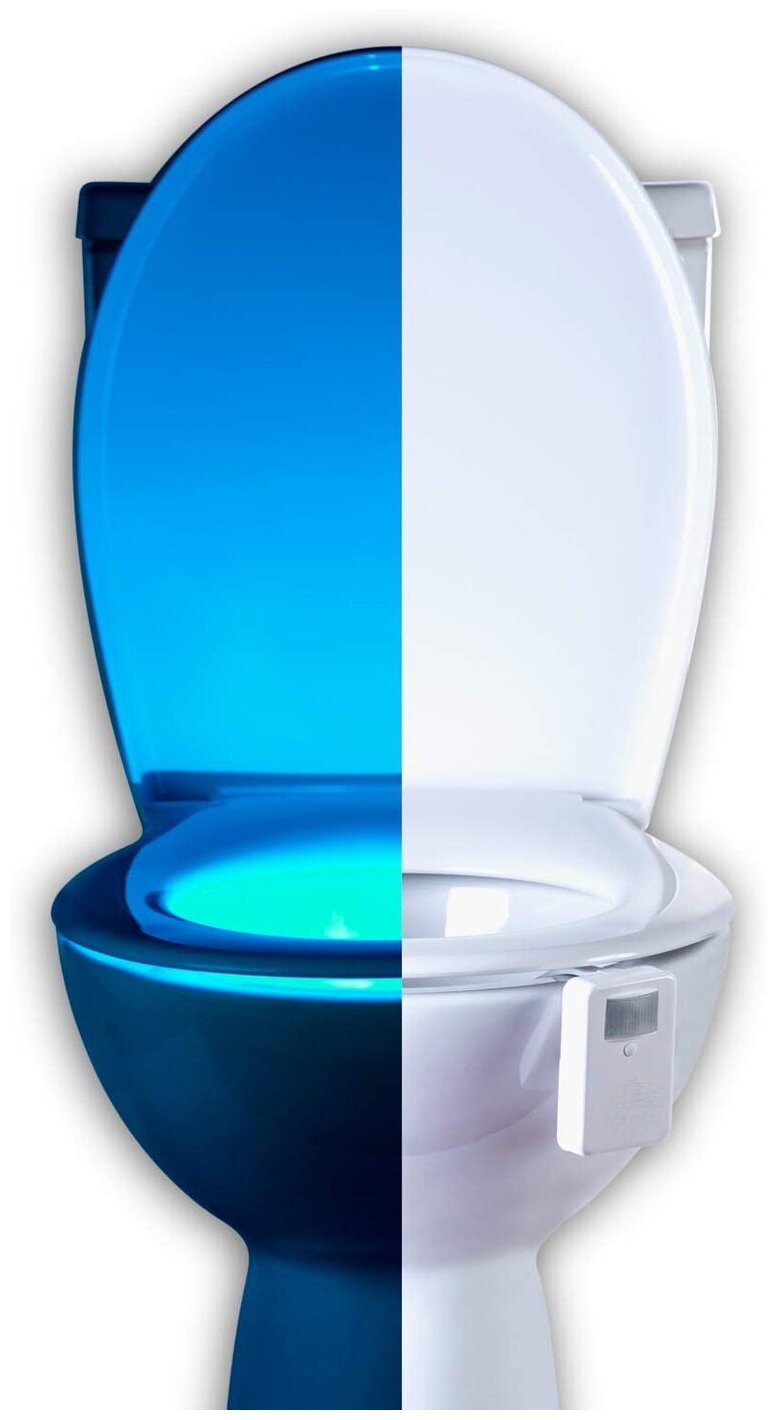 Подсветка для унитаза с датчиком движения/Светильник для туалета/Ночник в домашний туалет - фотография № 4