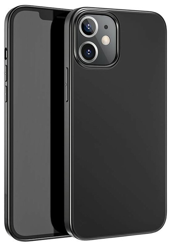 Чехол силиконовый для iPhone 12 Mini (5.4) черный