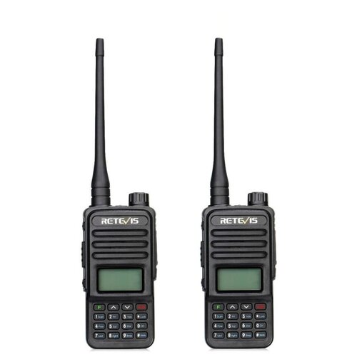 Рации Retevis RT85 без лицензии, VHF 136-174MHz / UHF 400-480MHz, 200 каналов, hands free, шумоподавление, 4000 м. Компл