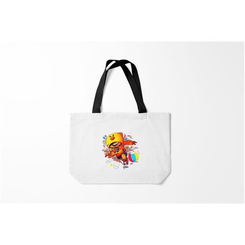 фото Сумка-шоппер / 46х35 см / геймерам / brawl stars burnettie