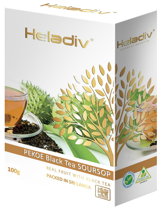 Чай черный листовой Heladiv Soursop Black Tea 100гр