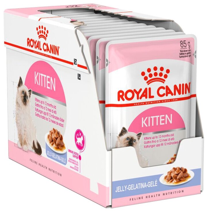 Royal Canin Влажный корм для котят (в желе) Kitten 0.085КГ х 12 шт.