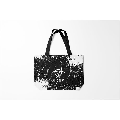 фото Сумка-шоппер / 46х35 см / медицина / все медицинские профессии ncov коронавирус z burnettie