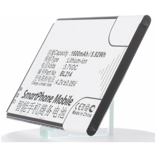 Аккумулятор iBatt iB-U1-M672 1600mAh для Lenovo A316i, A369i, A369, A208t, A380e, A218t, A308T, A308t, A318T, A365E, A318t, A365e,