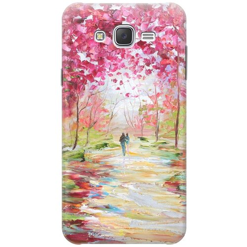 фото Re:pa накладка transparent для samsung galaxy j7 (2015) с принтом "весенняя роща"