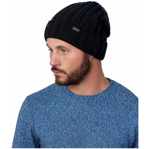 фото Шапка landre, размер 56-59, черный