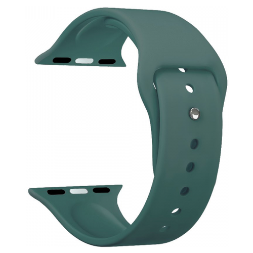 Ремешок для Apple Watch 42/44mm Deppa Band Silicone Green