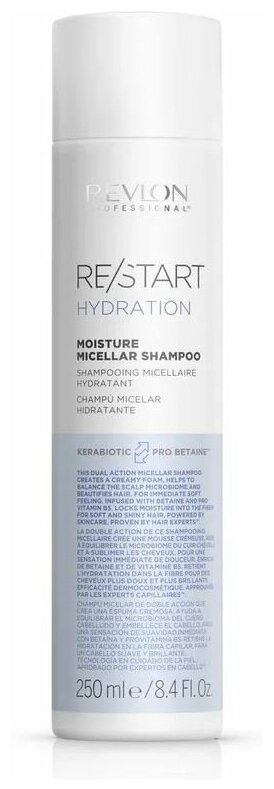 Шампунь Revlon Professional Re/Start Hydration Moisture Micellar Shampoo, 250 мл