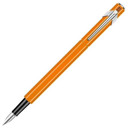 Ручка перьевая Carandache Office 849 Fluo (843.030) Orange Fluo B перо сталь нержавеющая подар. кор.