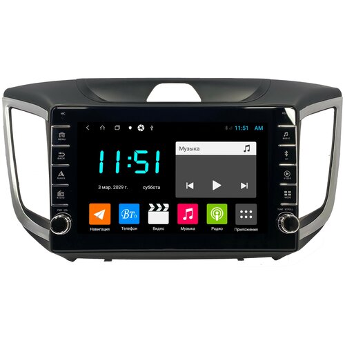 Штатная магнитола Zenith Hyundai Creta, Android 10, 4/64GB