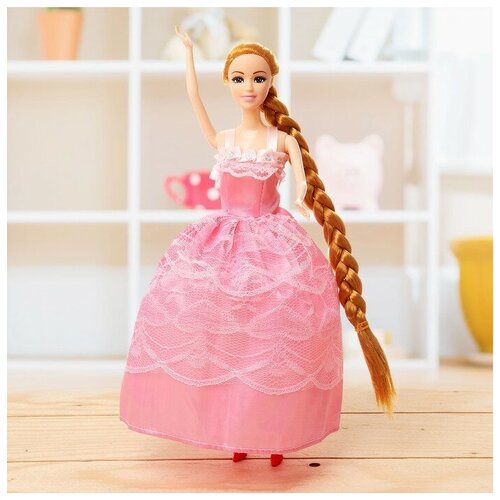 фото Кукла-модель лера в платье, цвета микс 4438533 . yandex market