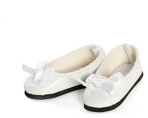 Туфли Kidz N Cats Mini-Shoes White (Белые мини для кукол Кидз Н Катс, для кукол 21 см)