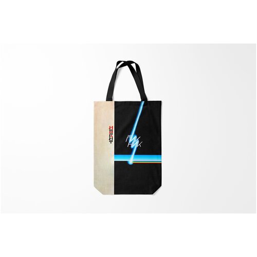 фото Сумка-шоппер / 31х42 см / рок / пикник иероглиф группа burnettie