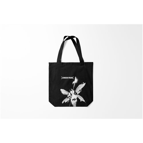 фото Сумка-шоппер / 40х40 см / рок / linkin park burnettie