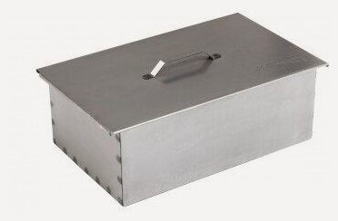 Изображение товара Коптильня Тонар двухъярусная с поддоном для сбора жира 450х280х170 сталь 1,5 мм (К-002)