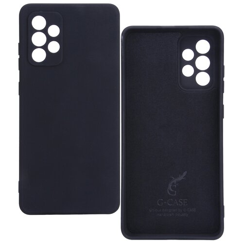 фото Чехол-накладка g-case silicone для samsung galaxy a72 sm-a725f черный