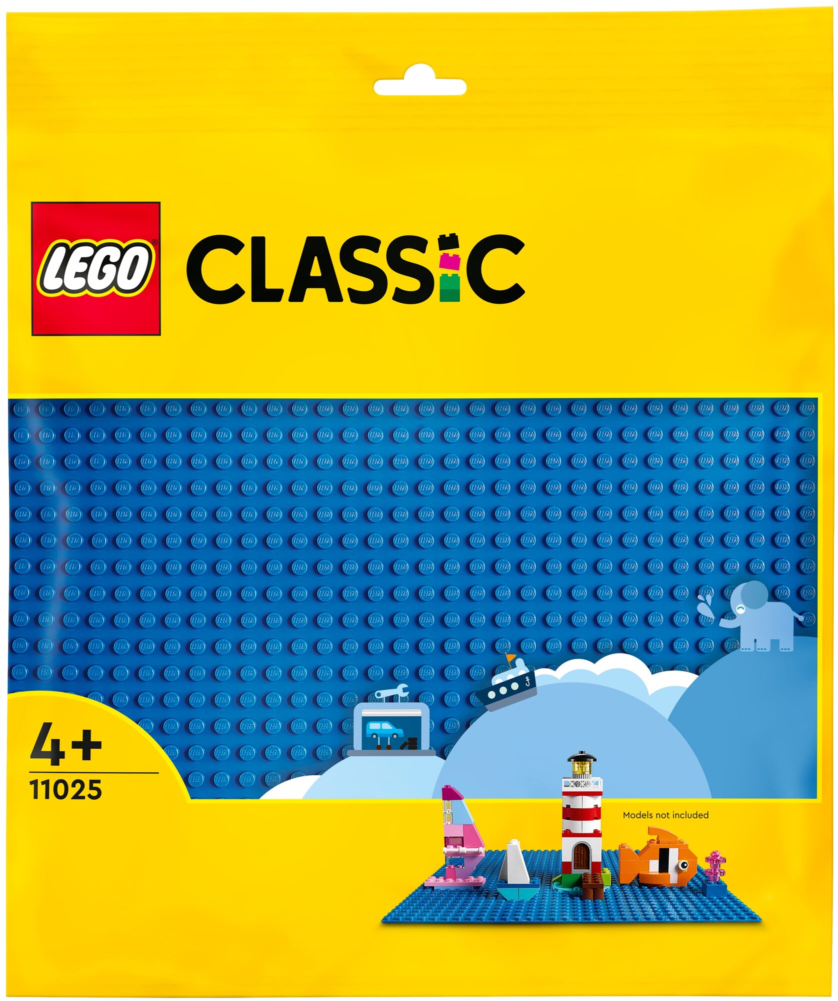 Детали LEGO Classic 11025 Синяя базовая пластина