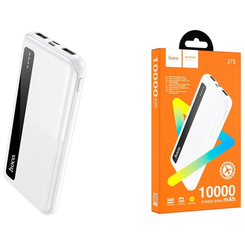 Универсальный дополнительный аккумулятор HOCO J75 power bank 10000 mAh белый 139900₽