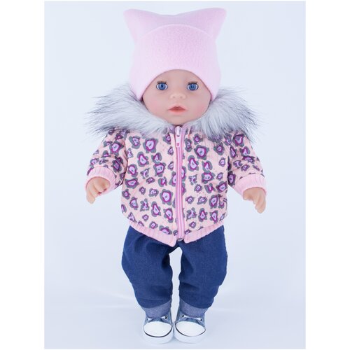 Модница Комплект одежды для пупса 43 см 6120 бледно-розовый 1425₽