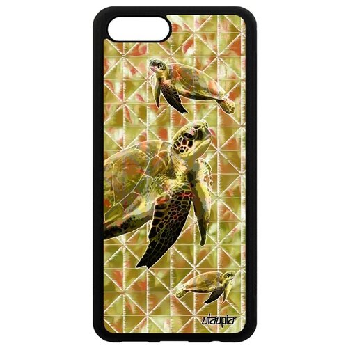 фото Противоударный чехол на // honor v10 / view 10 // "черепаха" слоновая наземная, utaupia, светло-зеленый