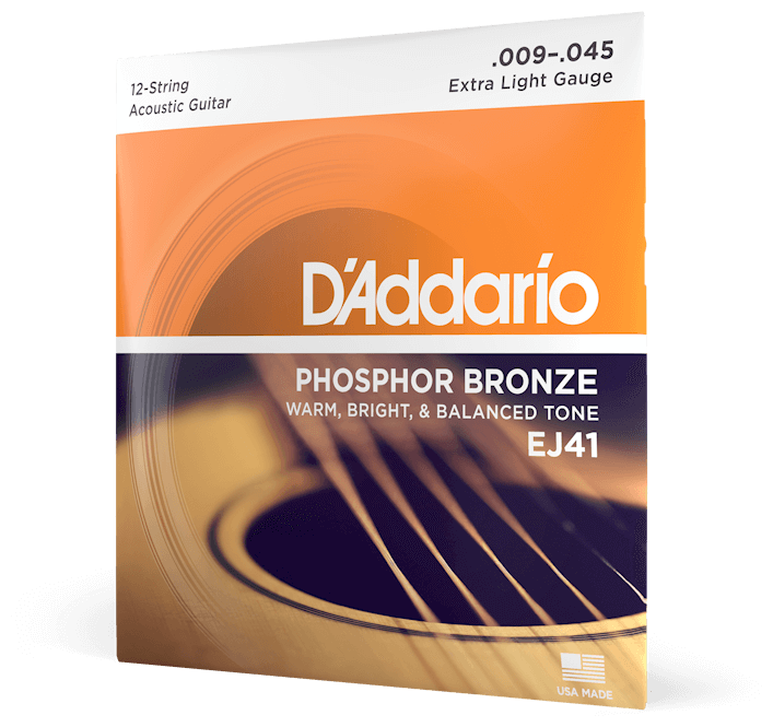 D ADDARIO EJ41 Струны для 12 струнной акустической гитары