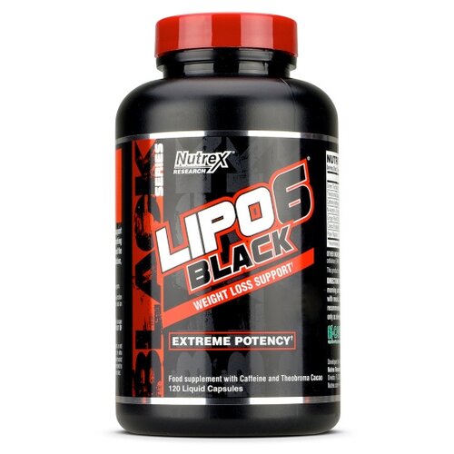 Nutrex Lipo-6 black (International), 120 шт., без вкуса