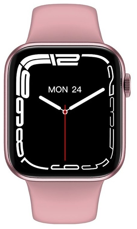 Умные смарт-часы Smart Watch X7 PRO 45mm/Новинка 2022 с поддержкой Siri и беспроводной зарядкой (Розовый)