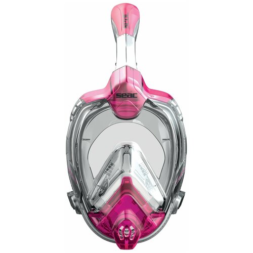 Полнолицевая маска для сноркелинга Seac Sub Libera, Розовый, S/M полнолицевая маска для сноркелинга ocean reef aria qr бирюзовая s m