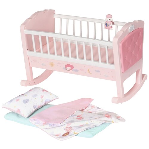 Zapf Creation Колыбель Sweet Dreams Baby Annabell (703-236) розовый кроватки для кукол kidkraft качалка с бельем
