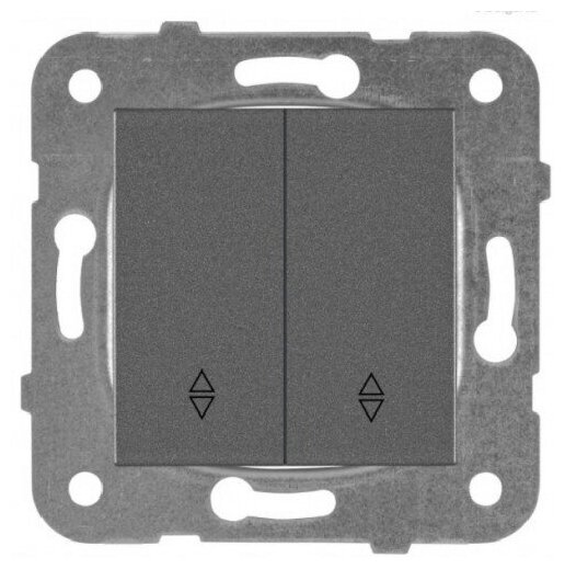 Выключатель Panasonic Karre&Arkedia (WKTT00112DG-RU), дымчатый