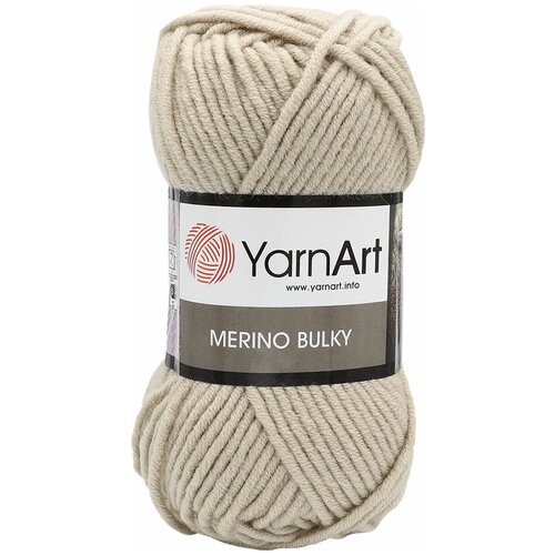 Пряжа для вязания YarnArt Merino Bulky, цвет: светло-бежевый (033), 100 м, 100 г, 5 шт