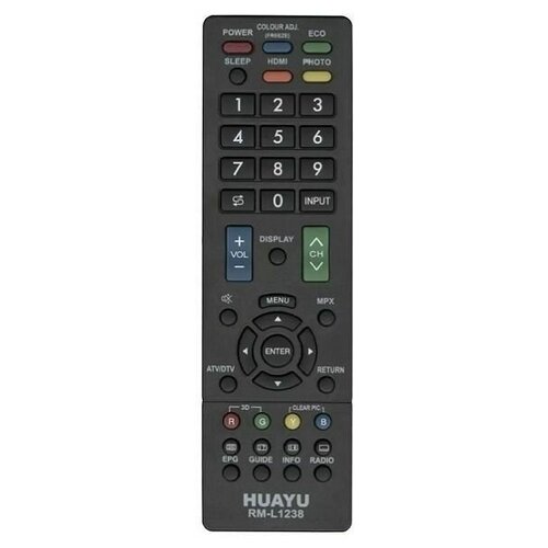 huayu rm c609cb 19720 пульт дистанционного управления универсальный пду для техники lg Huayu RM-L1238 [18587) универсальный пульт дистанционного управления (ПДУ) для телевизора Sharp