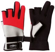 Перчатки и рукавицы MIKADO UMR-01, M, зима, красный/серый/черный