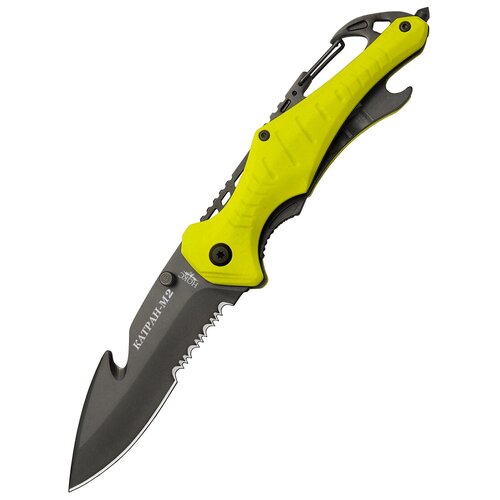 фото Складной нож катран-м2, сталь aus8, рукоять алюминий, резинопластик нокс