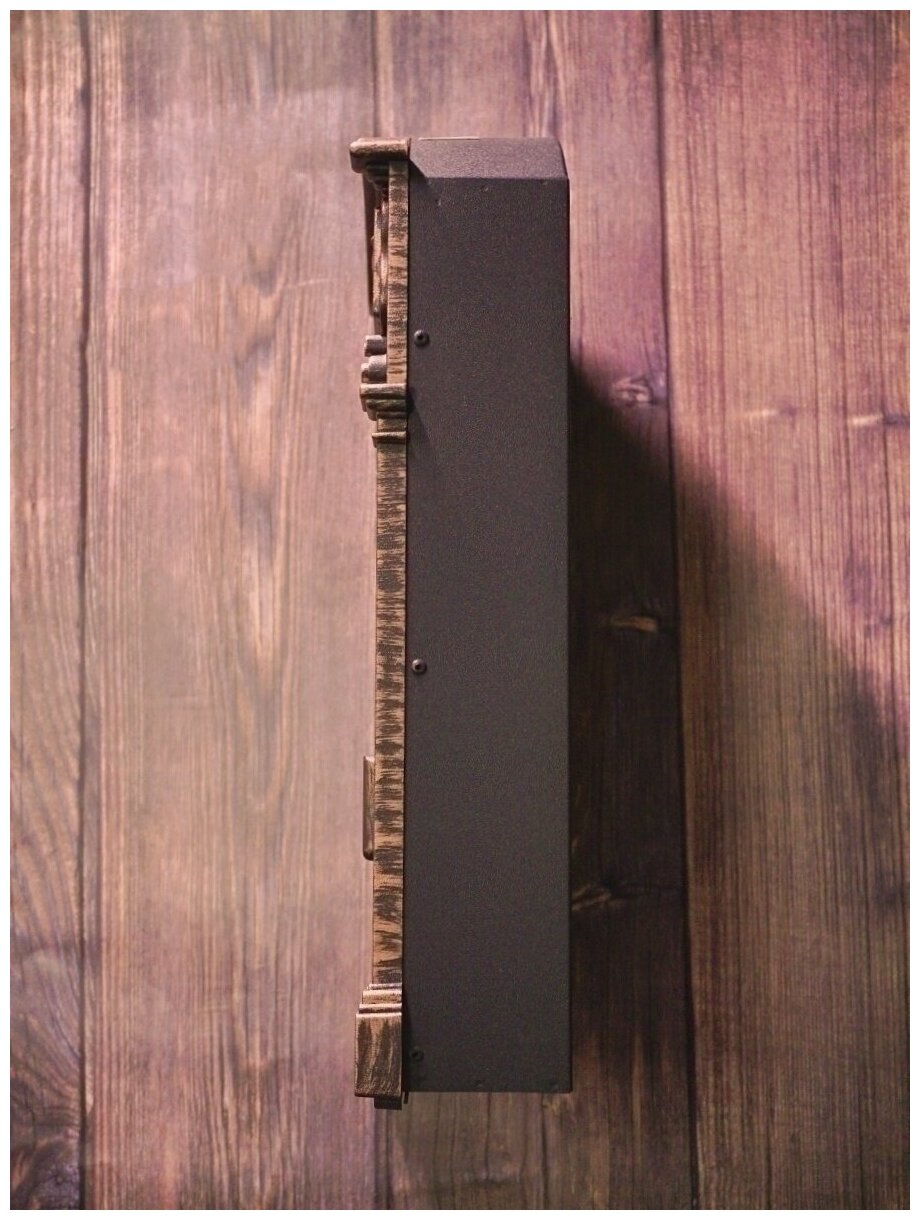 Почтовый ящик "Герб" цвет: медный/ почтовый ящик металлический с замком уличный - фотография № 15