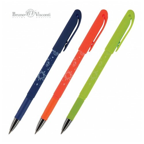 Ручка DeleteWrite Art. Космос со стираемыми чернилами 0.5 ММ, синяя (3 цвета корпуса)