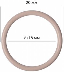 Кольцо для бюстгальтера металл ARTA. F.2976 Ø17,8мм, цв.168 серебристый пион, уп.50шт