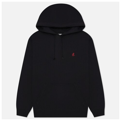 фото Мужская толстовка gramicci one point hoodie чёрный , размер m