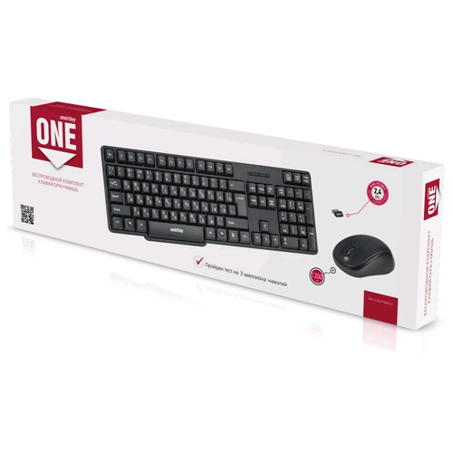 Комплект клавиатура+мышь Smartbuy ONE 236374AG черный (SBC-236374AG-K) / 20