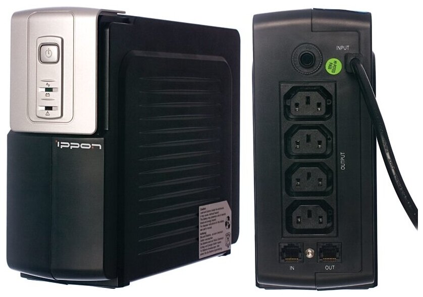 ИБП Ippon Back Office 1000 582021 Standby 600W/1000VA 582021