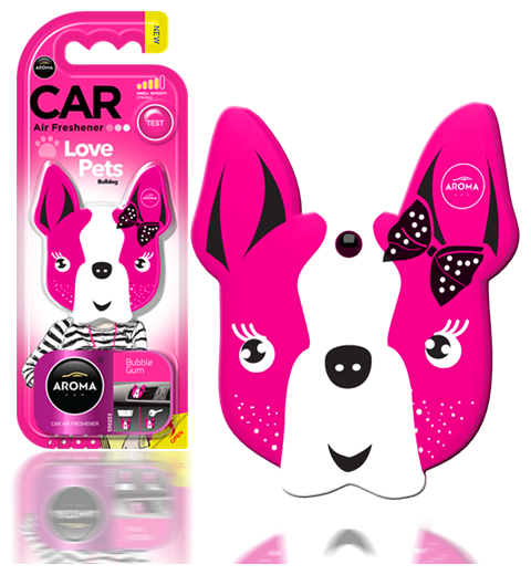 Ароматизатор полимерный Aroma Car DOG (Dog Pink Blossom) (10,5g)