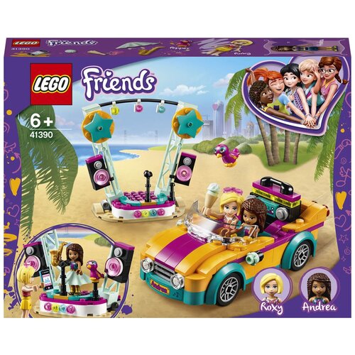 Конструктор LEGO Friends 41390 Машина со сценой Андреа, 240 дет. конструктор lego friends 41334 спектакль андреа 229 дет