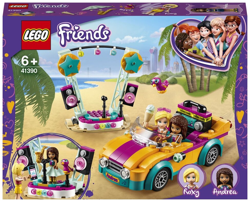 Конструктор LEGO Friends 41390 Машина со сценой Андреа