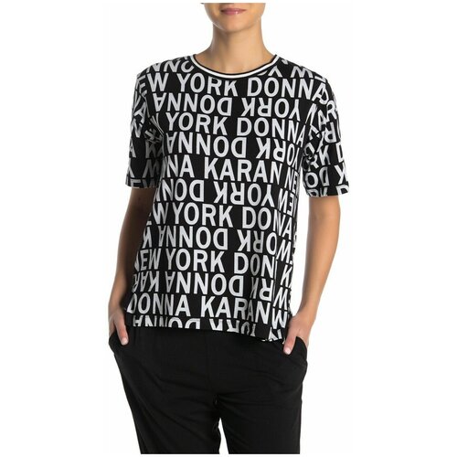 фото Футболка женская dkny s black logo