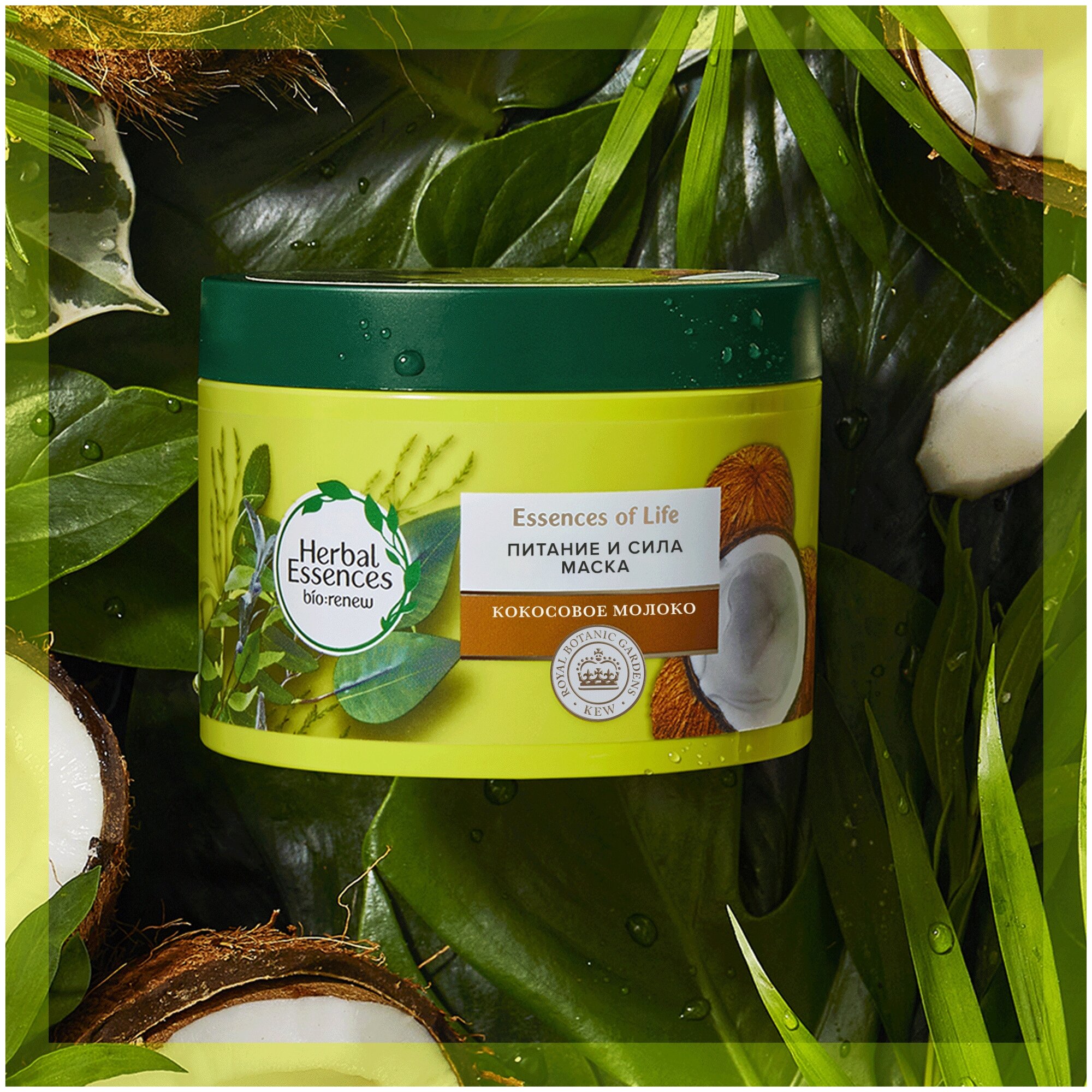 Mаска для волос Herbal Essences "Питание и сила" с кокосовым молоком, 450мл - фото №2