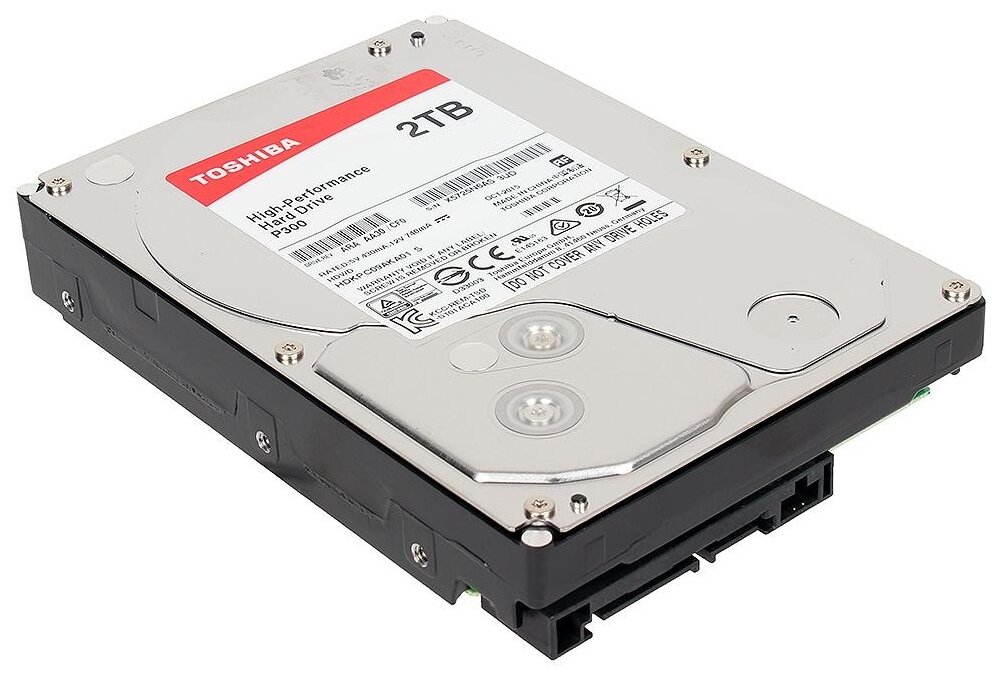 Жесткий диск TOSHIBA P300 , 2ТБ, HDD, SATA III, 3.5" - фото №3